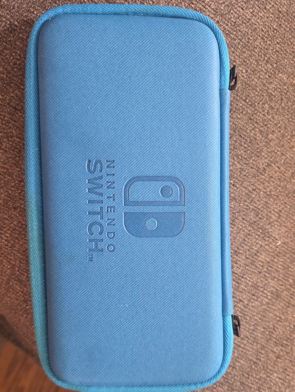 Nintendo Blue Switch Travel Case with Embossed Logo